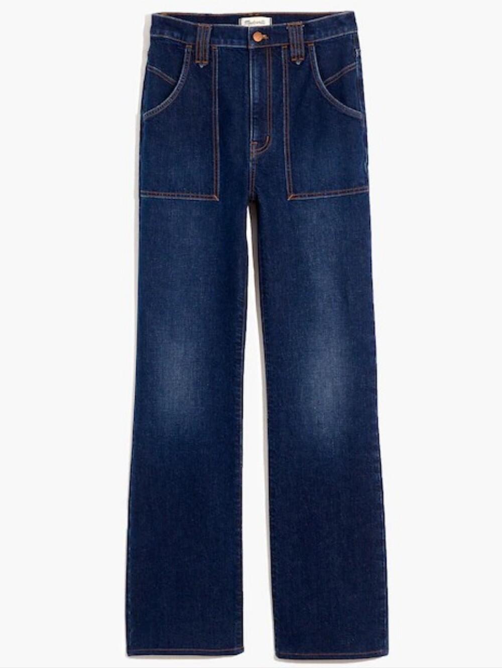 Madewell High-Rise Bootcut Jeans Hezelton Wash Carpenter Edition Size 26